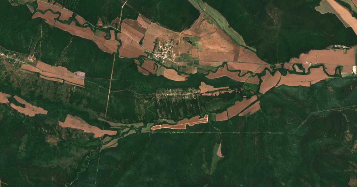 Satellitenkarte von Priselci