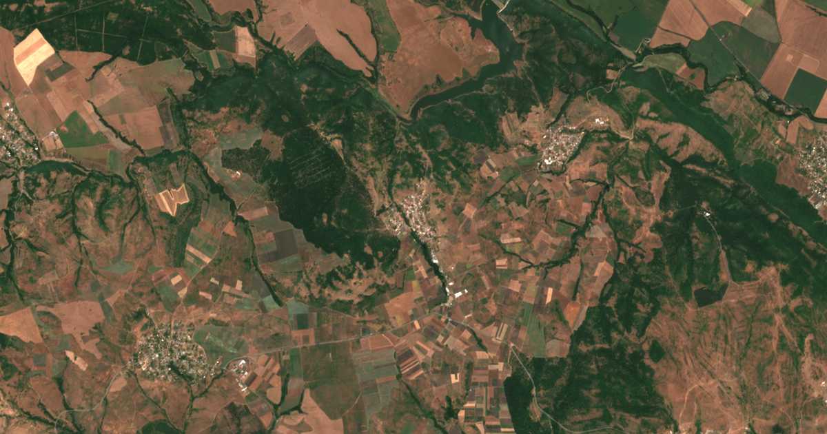 Satellitenkarte von Dǎbnik