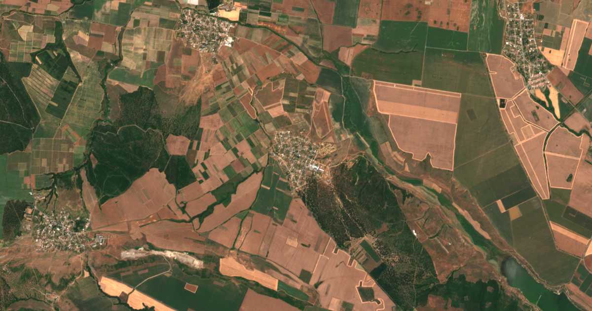 Satellitenkarte von Poroj