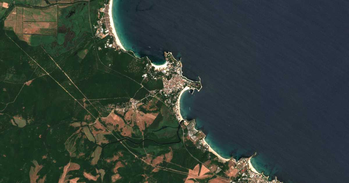Satellitenkarte von Kiten