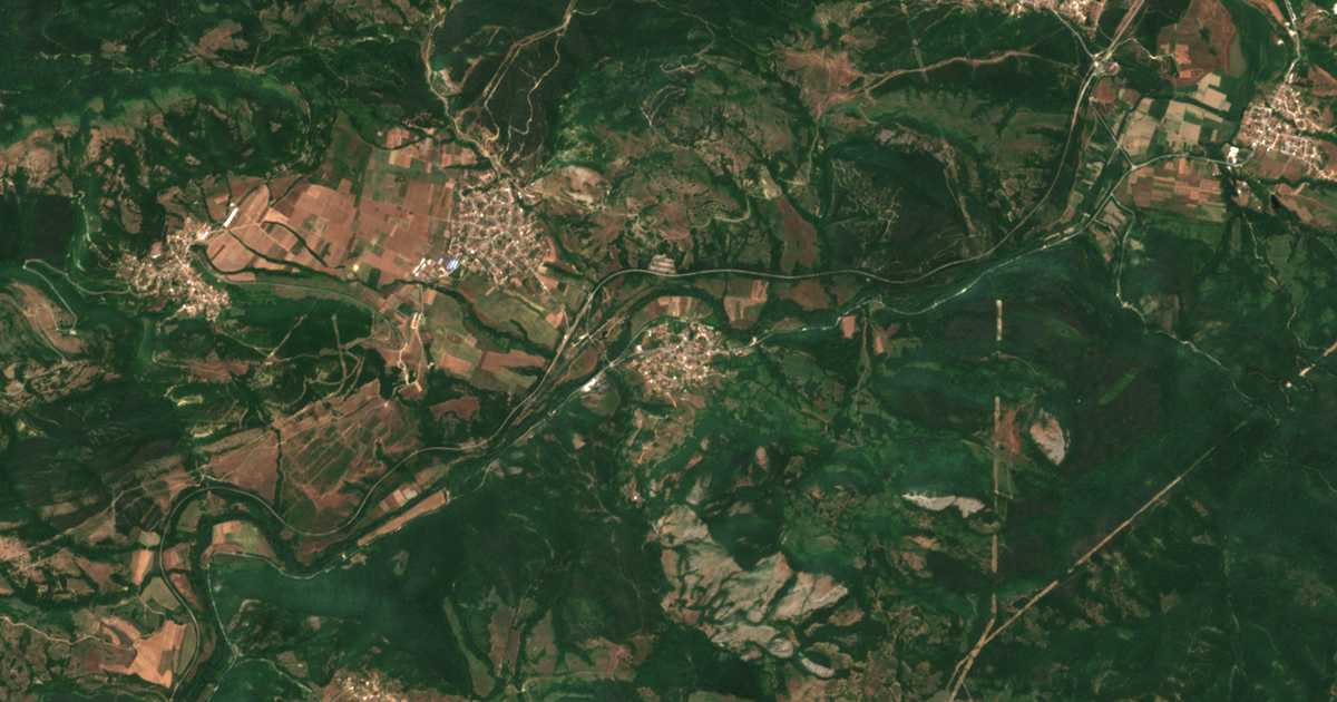 Satellitenkarte von Bilka