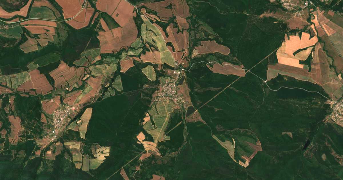 Satellitenkarte von Čereša