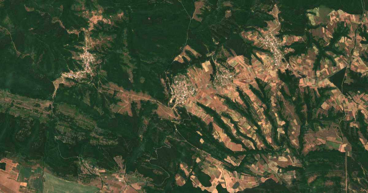 Satellitenkarte von Dobra Poljana