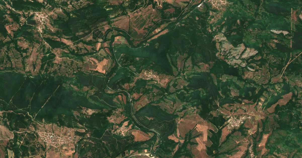 Satellitenkarte von Dropla