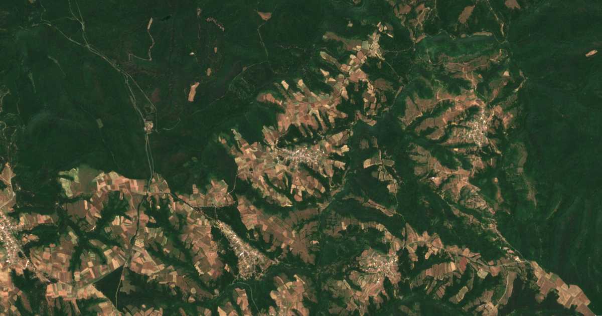 Satellitenkarte von Mrežičko