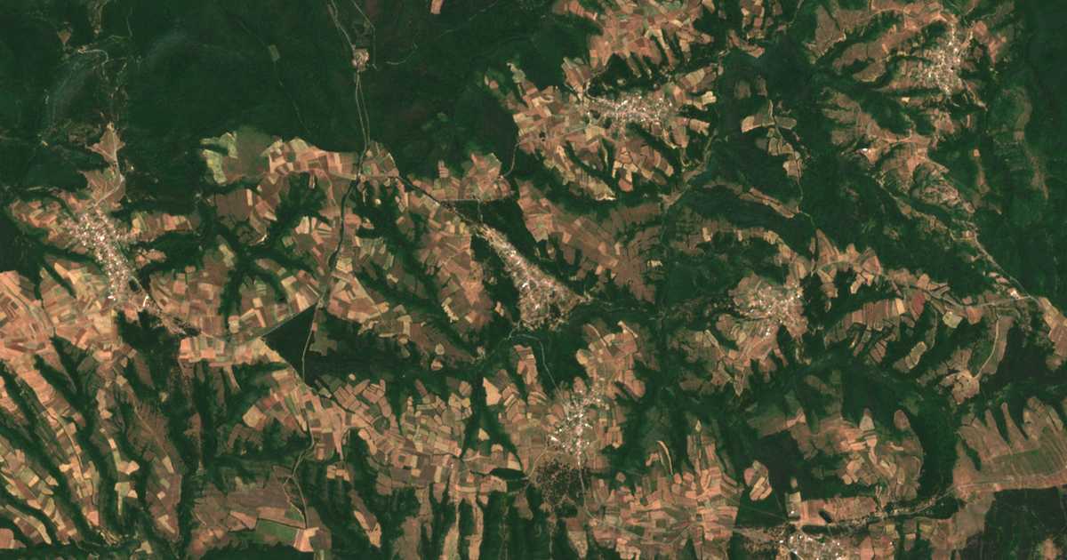 Satellitenkarte von Pripek