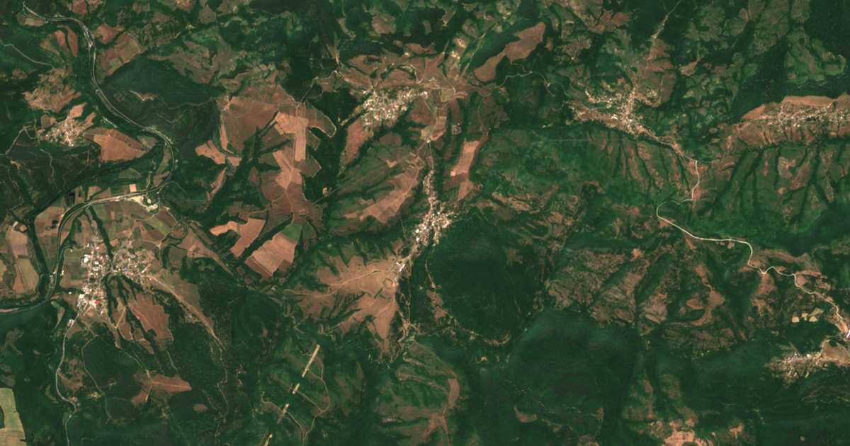 Satellitenkarte von Rečica