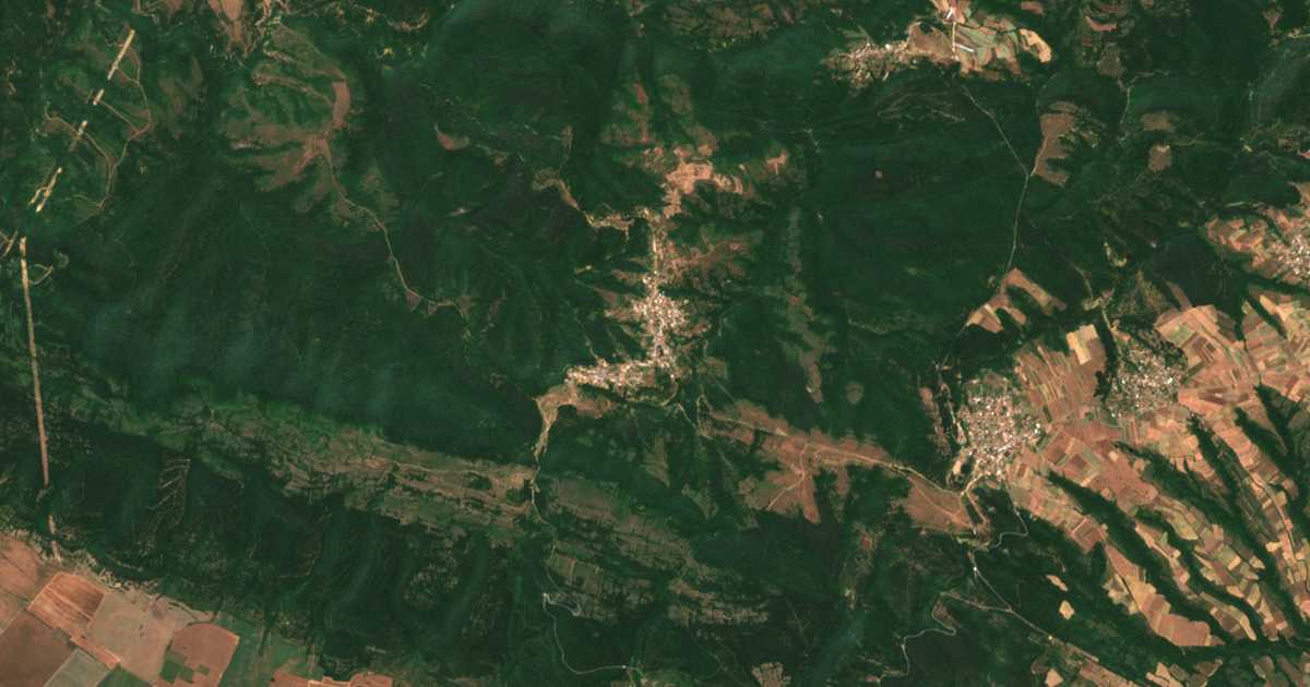 Satellitenkarte von Snjagovo