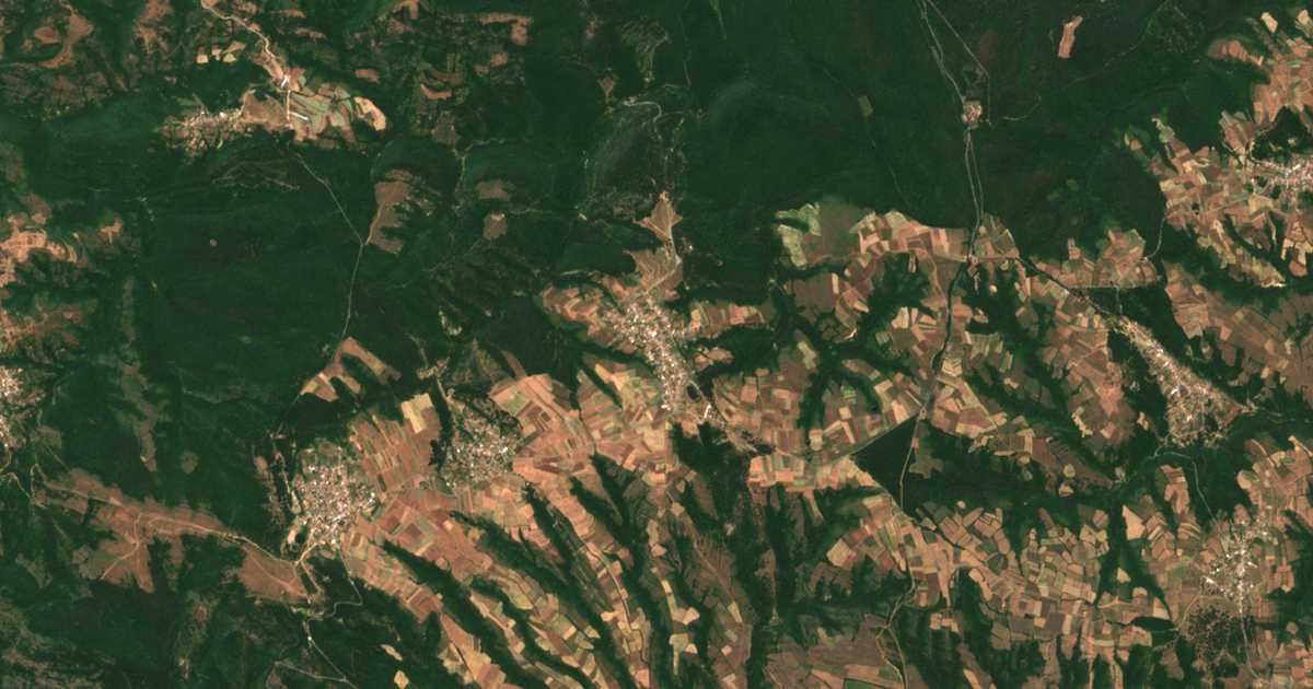 Satellitenkarte von Topčijsko