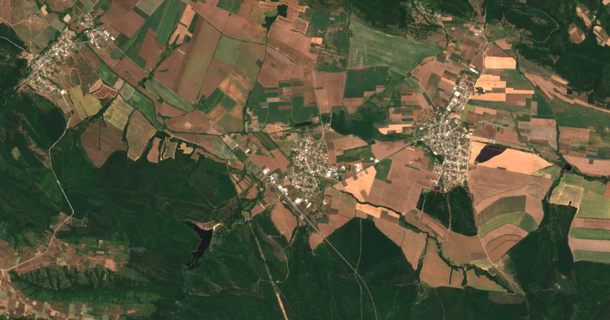 Satellitenkarte von Jabǎlčevo
