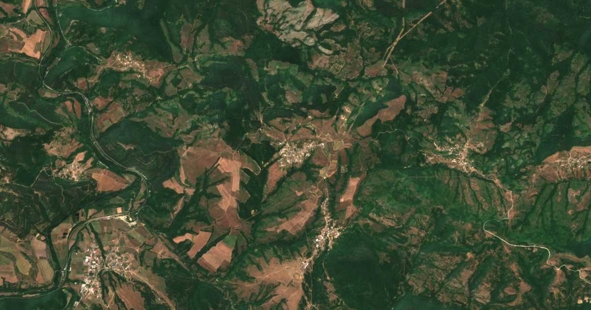 Satellitenkarte von Jasenovo