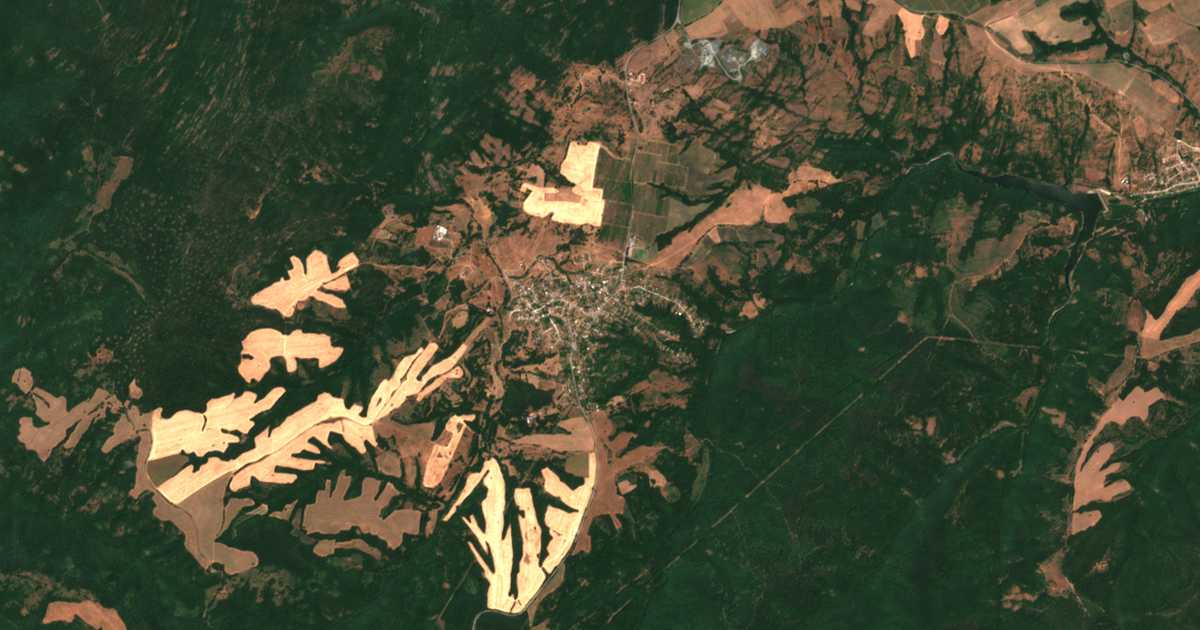 Satellitenkarte von Kruschewez