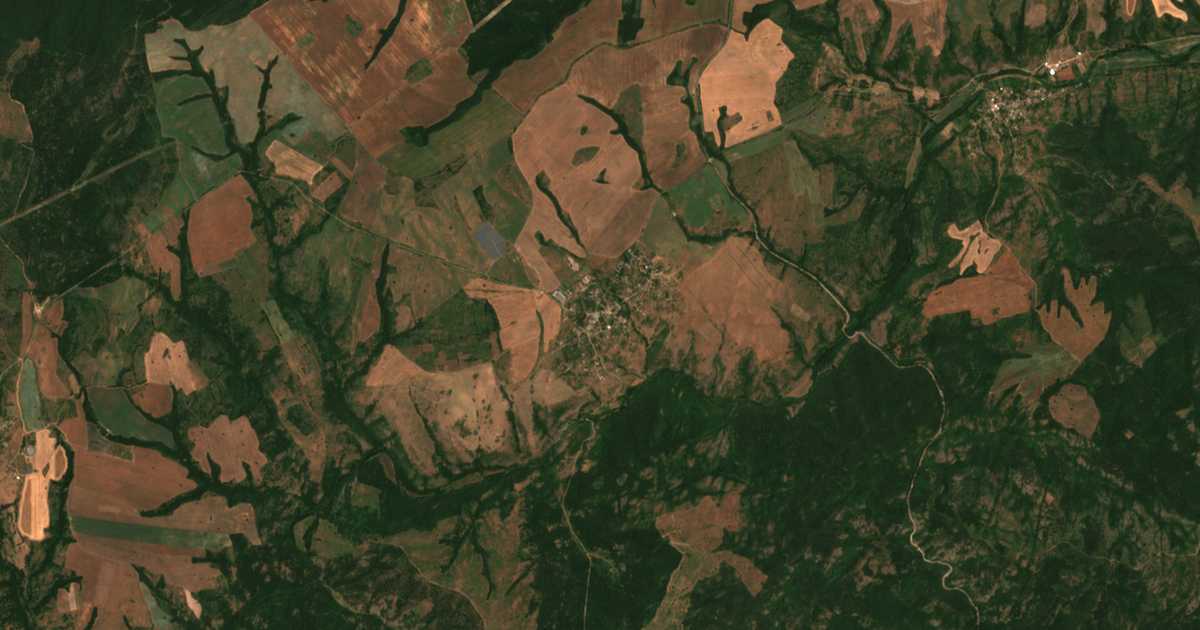 Satellitenkarte von Bistrec