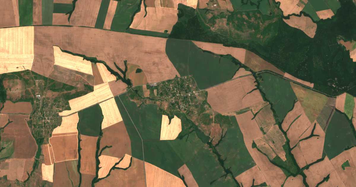 Satellitenkarte von Suhodol