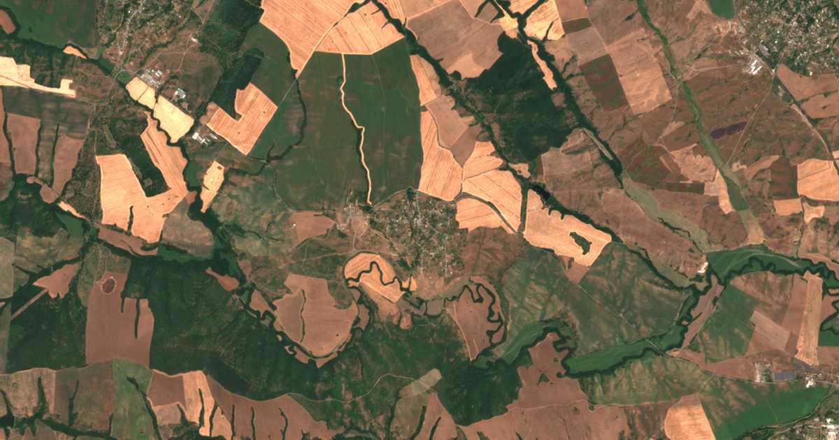 Satellitenkarte von Svetlina