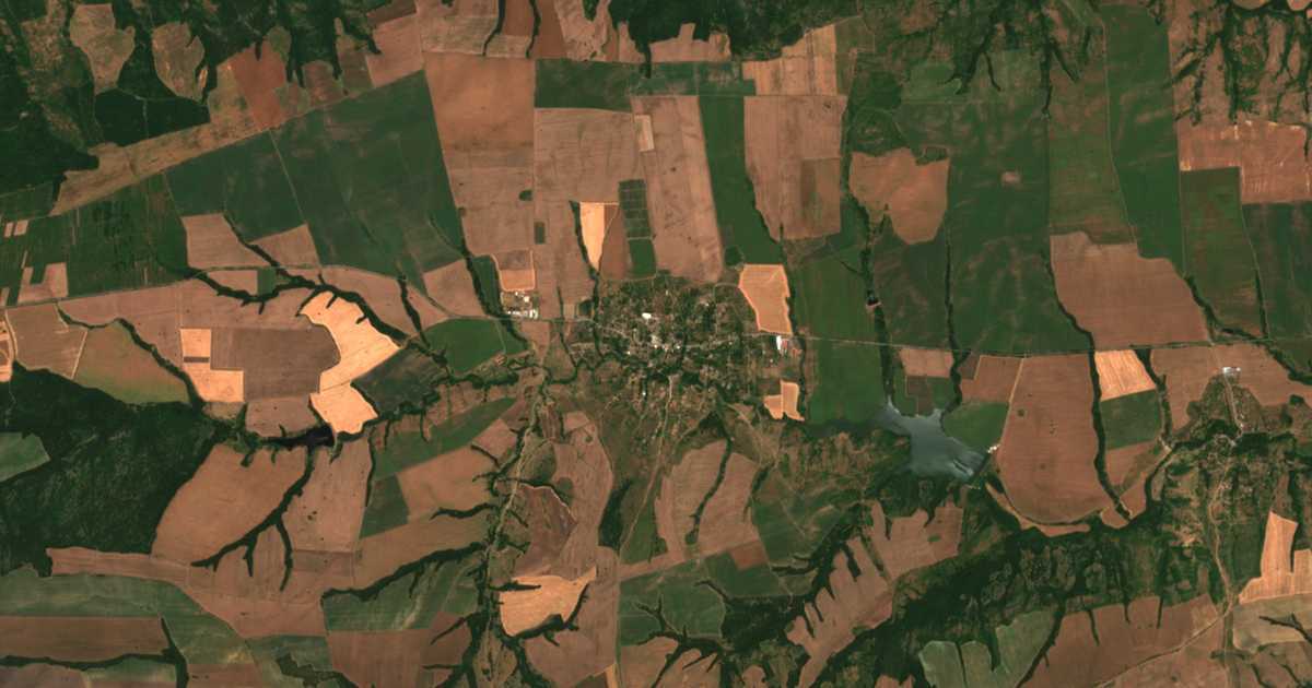Satellitenkarte von Zornica