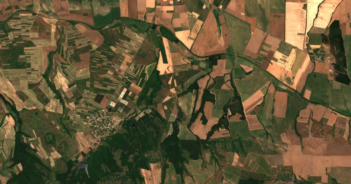 Satellitenkarte von Lozica