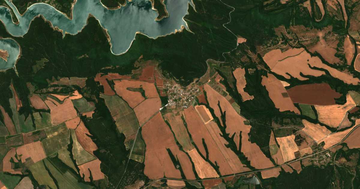 Satellitenkarte von Prilep