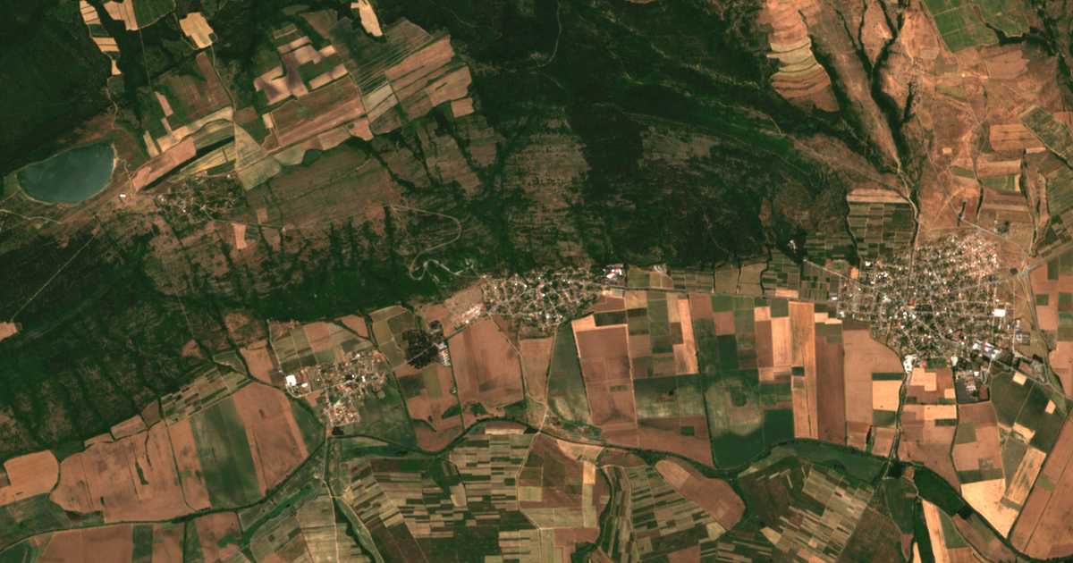 Satellitenkarte von Slavjanci