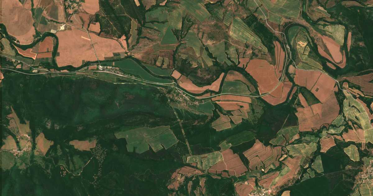 Satellitenkarte von Zavet