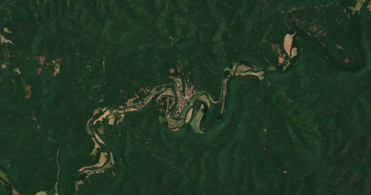 Satellitenkarte von Kosti