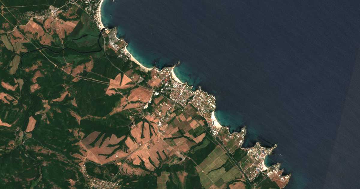 Satellitenkarte von Losenez