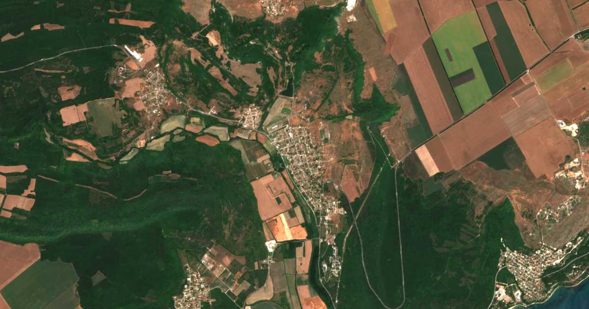 Satellitenkarte von Obrotschischte