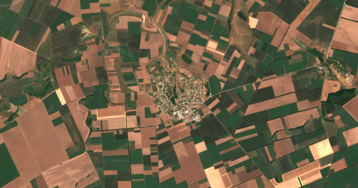 Satellitenkarte von Benkovski