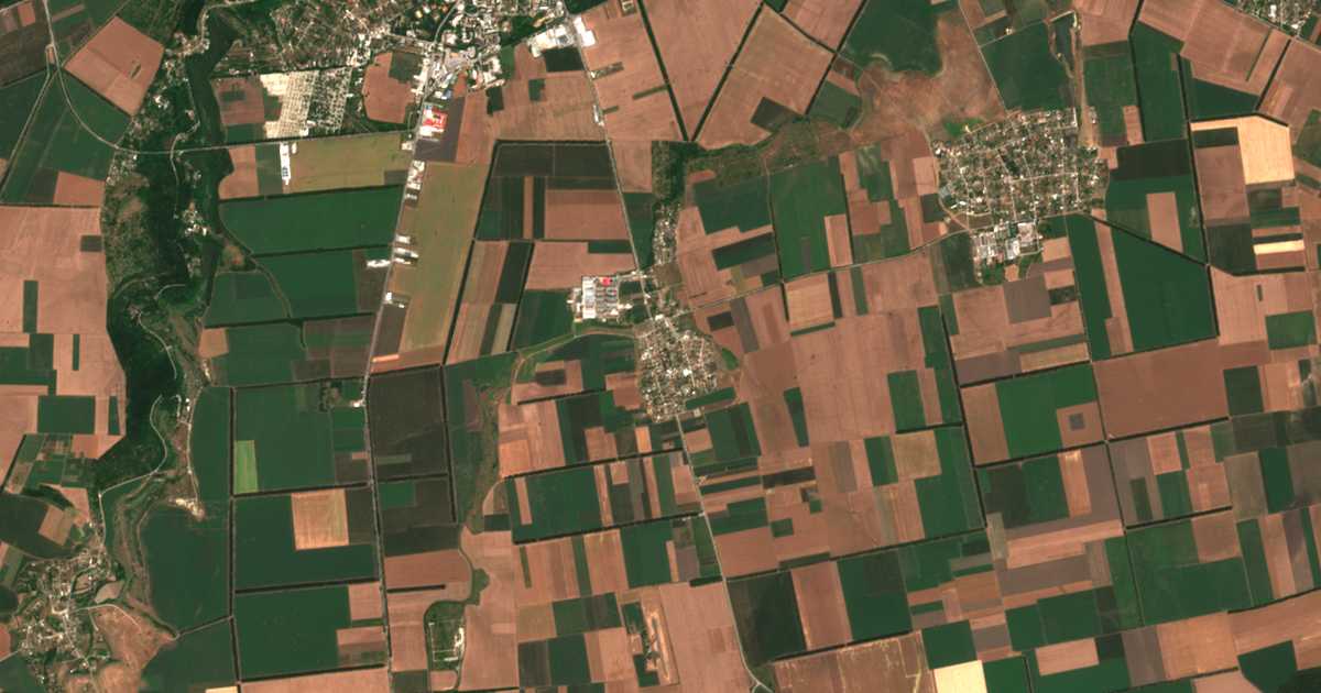 Satellitenkarte von Branište