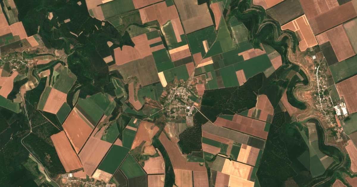 Satellitenkarte von Černa