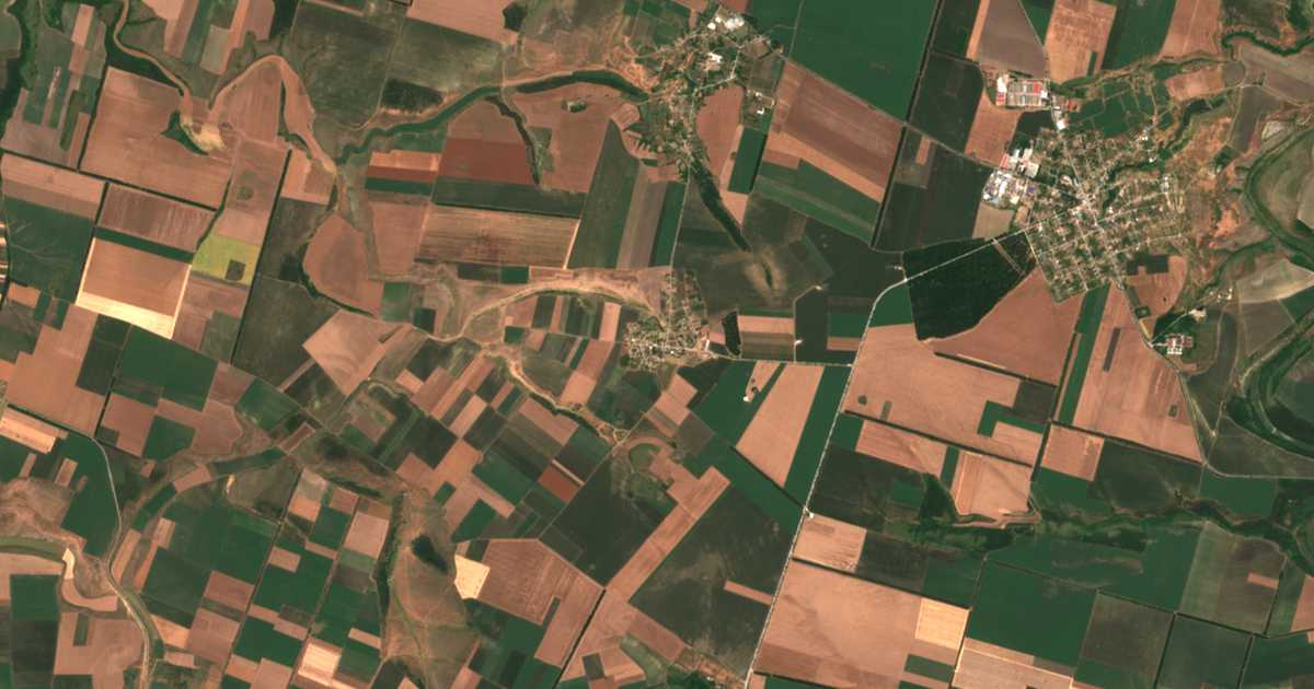 Satellitenkarte von Enevo