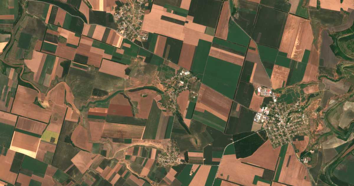 Satellitenkarte von Gešanovo