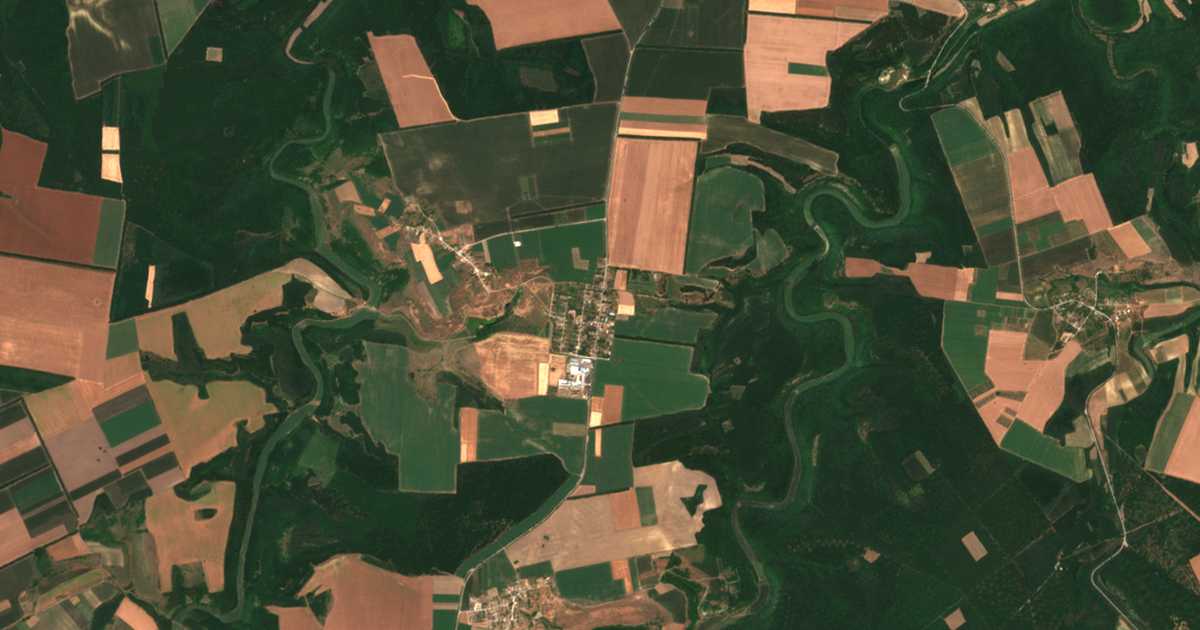 Satellitenkarte von Hitovo