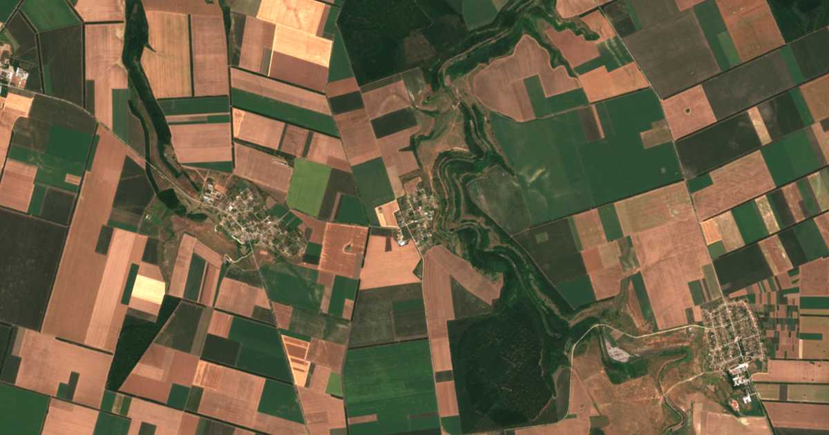 Satellitenkarte von Kamen