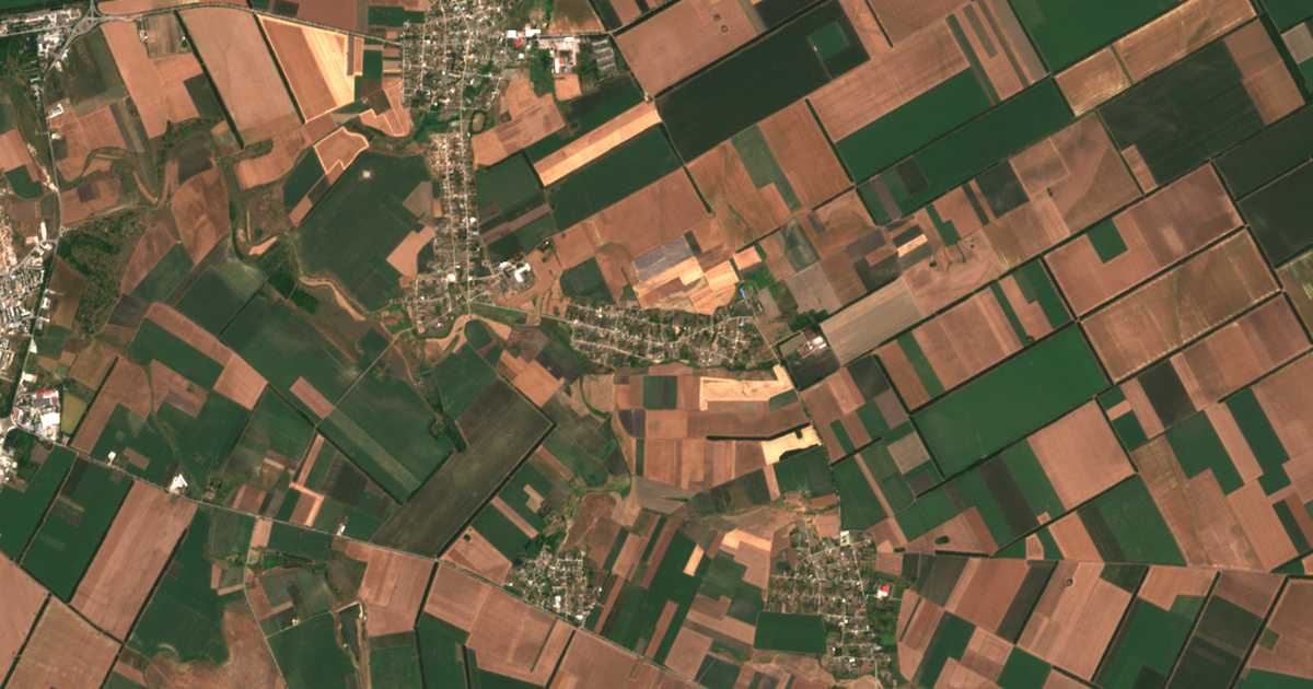 Satellitenkarte von Kotlenci