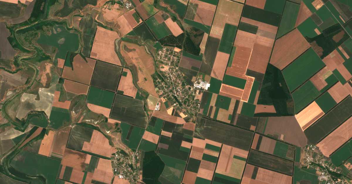 Satellitenkarte von Lovčanci