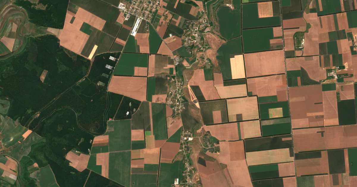 Satellitenkarte von Opanec