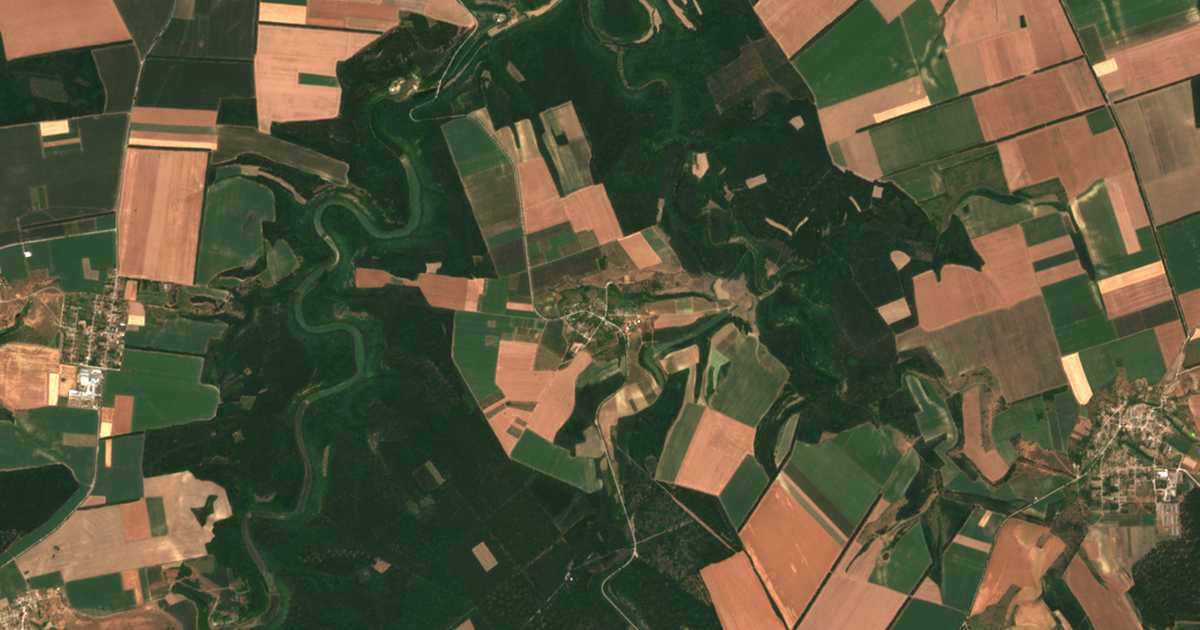 Satellitenkarte von Pčelnik