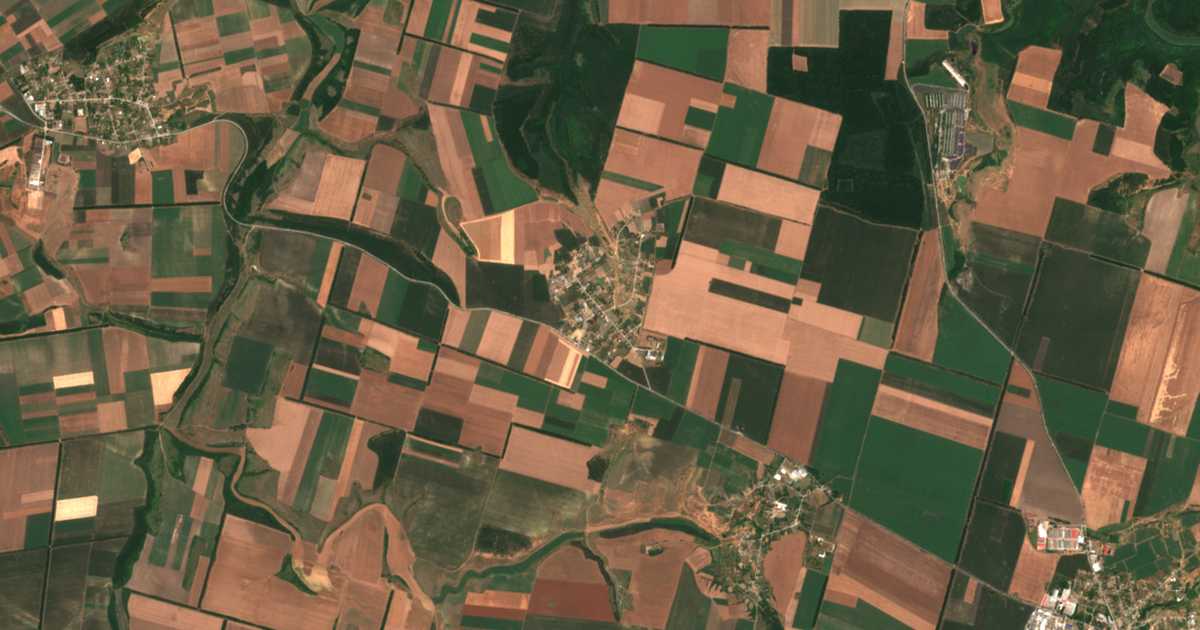 Satellitenkarte von Podslon