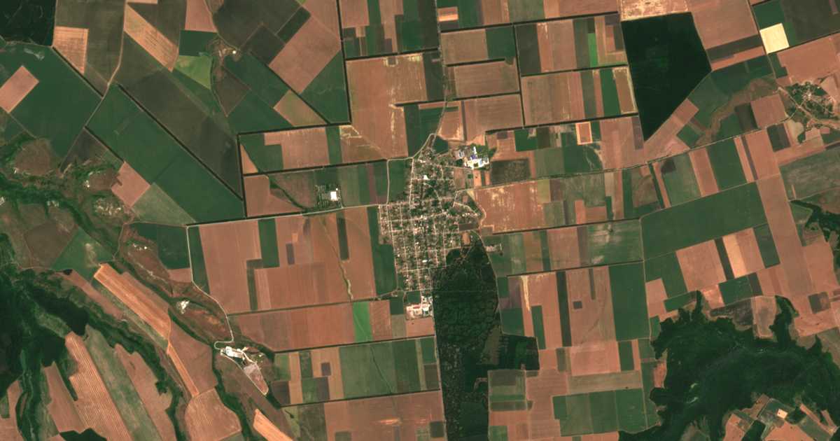 Satellitenkarte von Stožer
