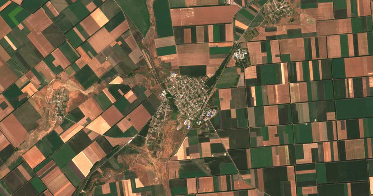 Satellitenkarte von Kardam