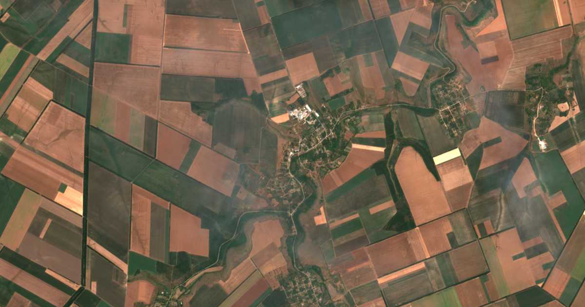 Satellitenkarte von Krasen
