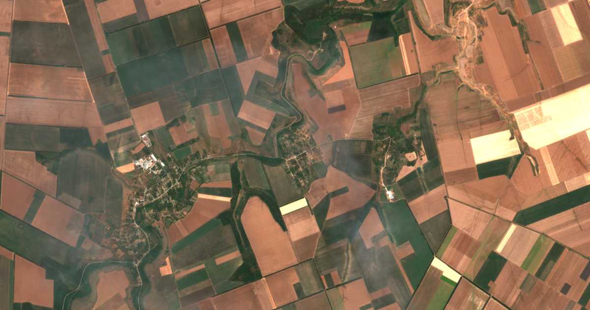 Satellitenkarte von Rosen