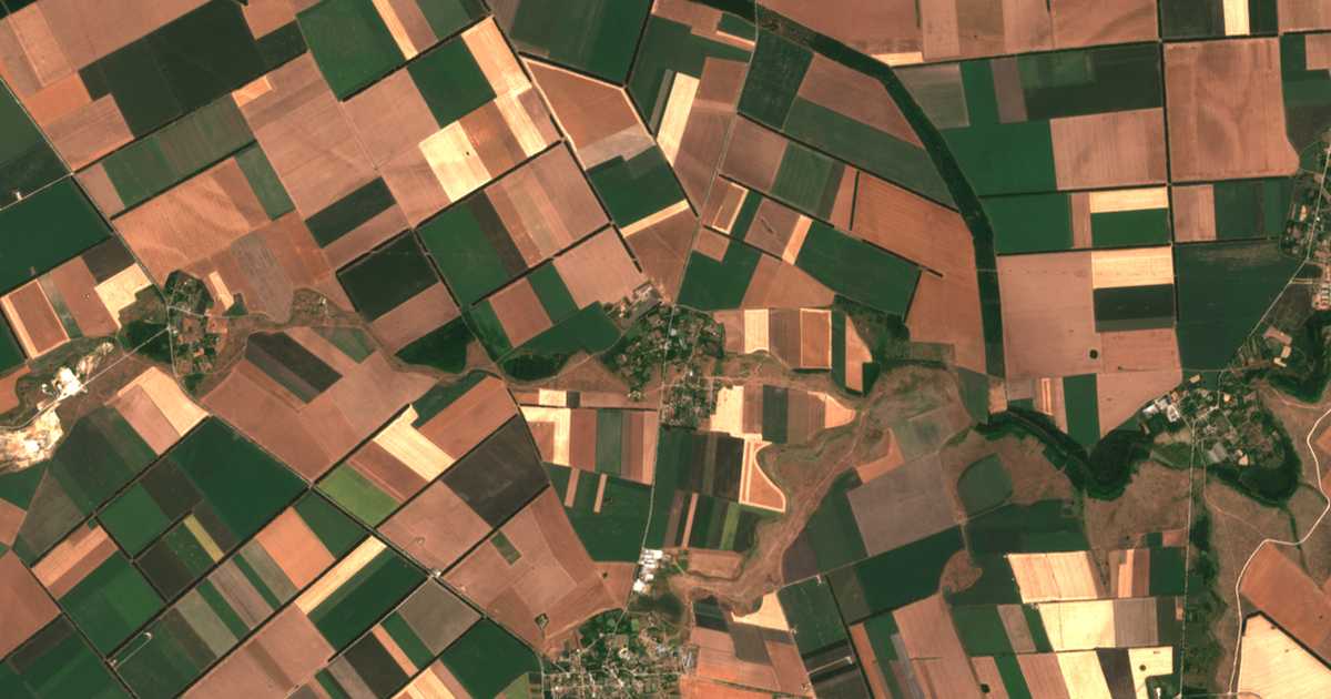 Satellitenkarte von Čelopečene