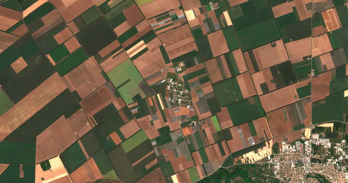 Satellitenkarte von Selce