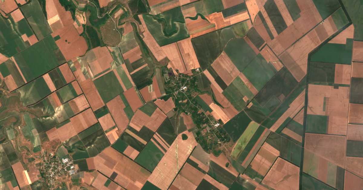 Satellitenkarte von Dobrin