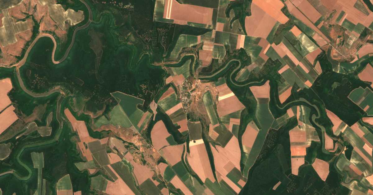 Satellitenkarte von Gaber