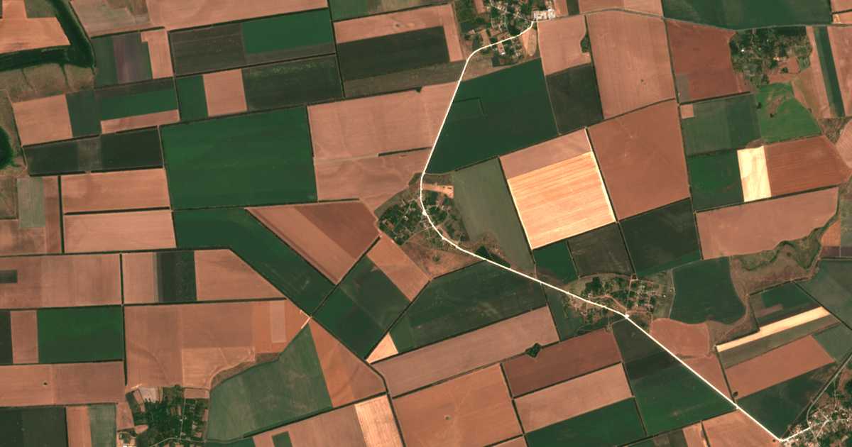 Satellitenkarte von Černomorci