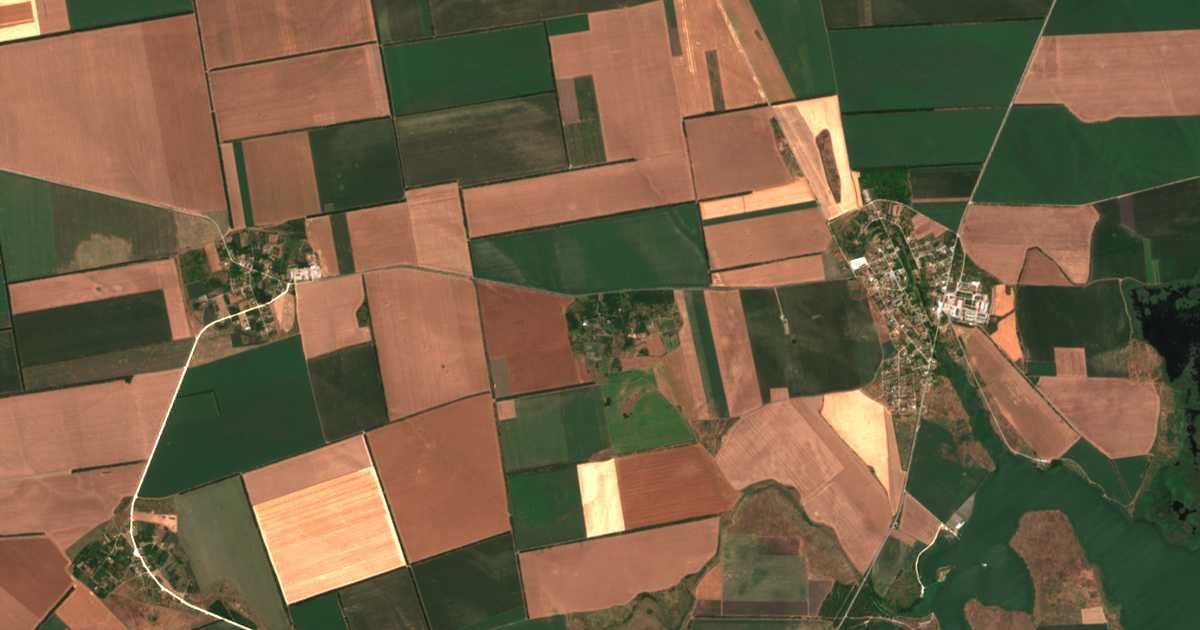 Satellitenkarte von Staevci