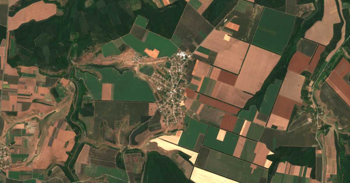 Satellitenkarte von Bezmer